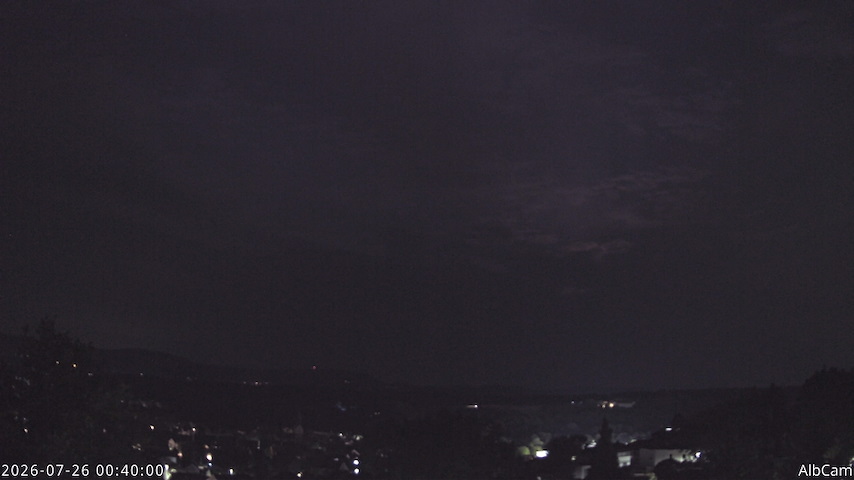 Live camera feed from AlbCam - Göppingen, Germany in View from Göppingen to SSW