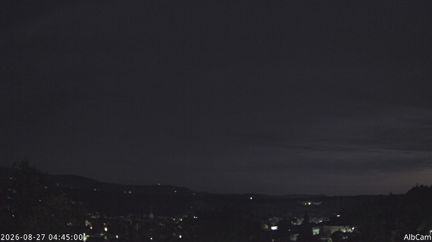 AlbCam - Göppingen, Germany からのライブカメラチャンネル（View from Göppingen to SSW）