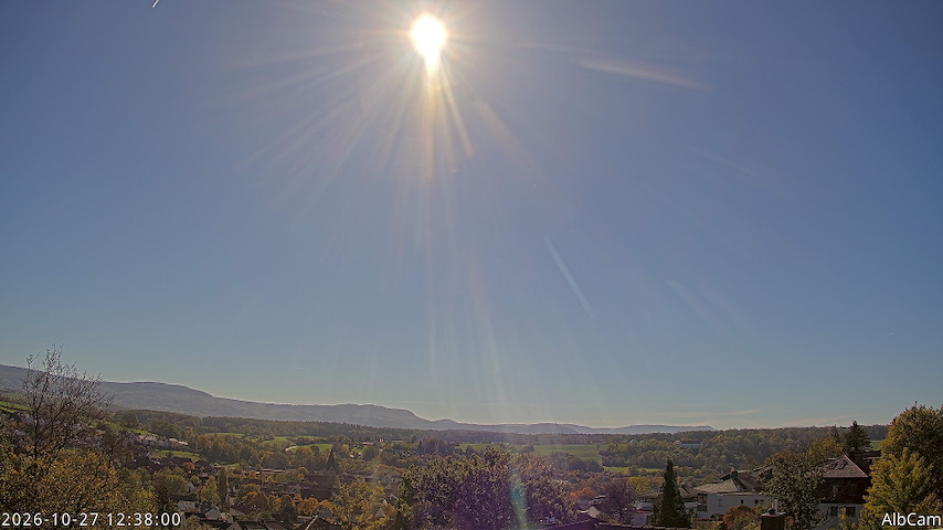 Live camera feed from 🇩🇪 AlbCam Goeppingen in View from Goeppingen to SW