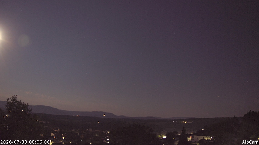 Live camera feed from AlbCam - Göppingen, Germany in View from Göppingen to SSW