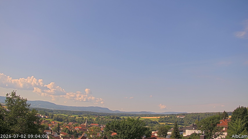 Live camera feed from AlbCam - Göppingen, Germany in View from Göppingen to SSW