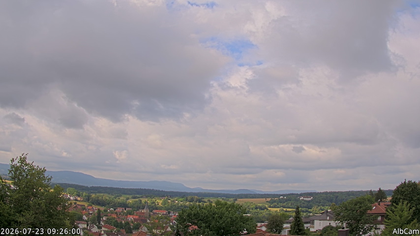 Live camera feed from AlbCam - Göppingen, Germany in View from Göppingen to SSW