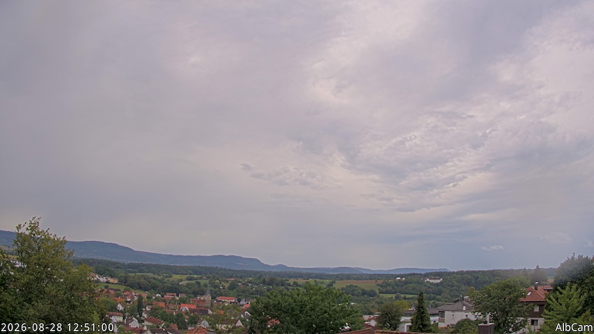 Live camera feed from 🇩🇪 AlbCam Goeppingen in View from Goeppingen to SW