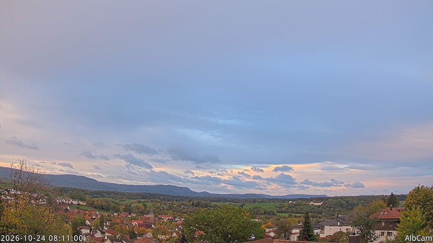 Live camera feed from 🇩🇪 AlbCam Goeppingen in View from Goeppingen to SW