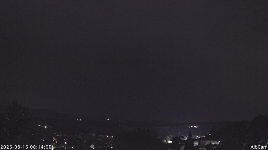 Live camera feed from AlbCam - Göppingen, Germany in View from Göppingen to SSW
