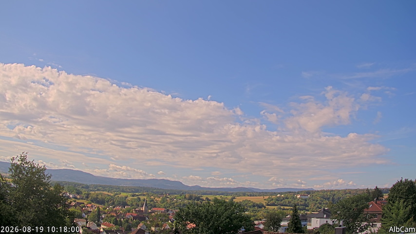 Live camera feed from AlbCam - Göppingen, Germany in View from Göppingen to SSW