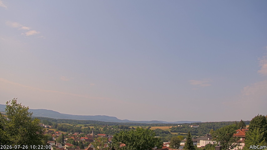 Saluran kamera langsung dari AlbCam - Göppingen, Germany di View from Göppingen to SSW
