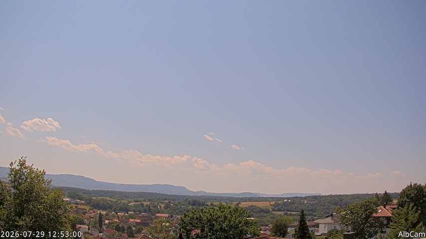 Live camera feed from AlbCam - Göppingen, Germany in View from Göppingen to SSW