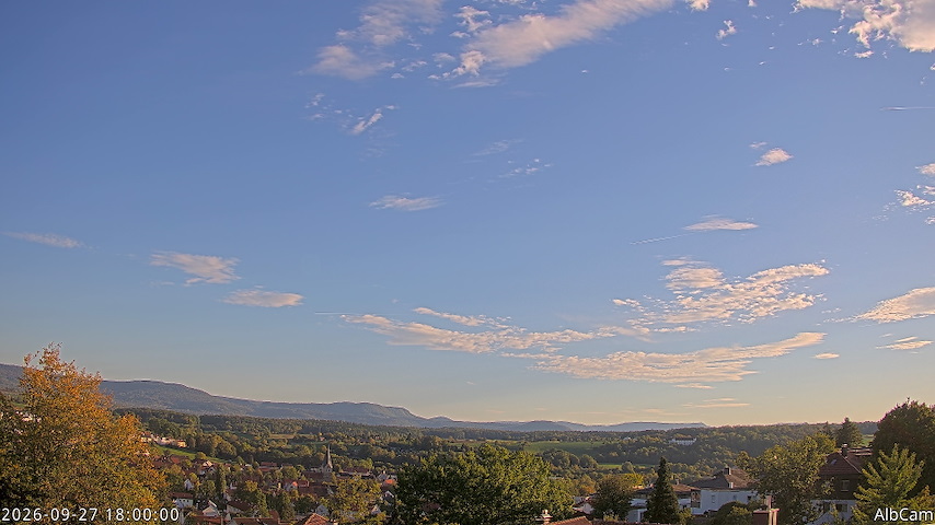 Live camera feed from 🇩🇪 AlbCam Goeppingen in View from Goeppingen to SW