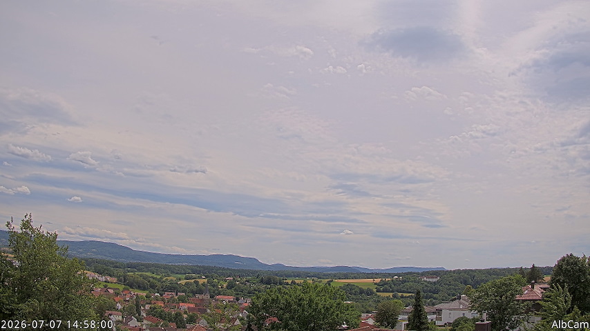 Live camera feed from AlbCam - Göppingen, Germany in View from Göppingen to SSW