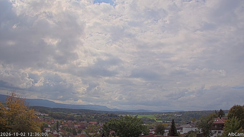Live camera feed from 🇩🇪 AlbCam Goeppingen in View from Goeppingen to SW