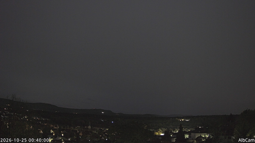 Live camera feed from 🇩🇪 AlbCam Goeppingen in View from Goeppingen to SW