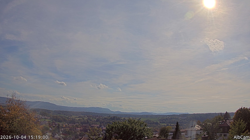 Live camera feed from 🇩🇪 AlbCam Goeppingen in View from Goeppingen to SW