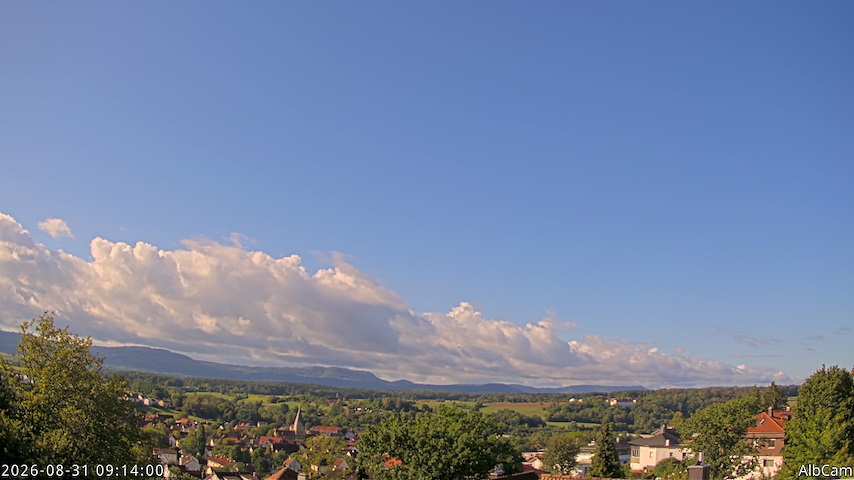 Live camera feed from 🇩🇪 AlbCam Goeppingen in View from Goeppingen to SW