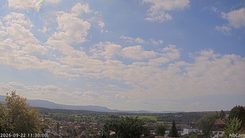 Live camera feed from 🇩🇪 AlbCam Goeppingen in View from Goeppingen to SW