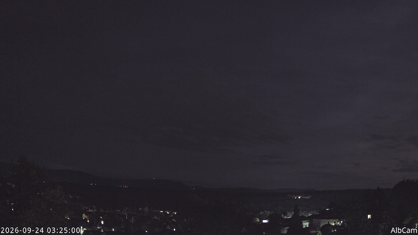 Live camera feed from 🇩🇪 AlbCam Goeppingen in View from Goeppingen to SW