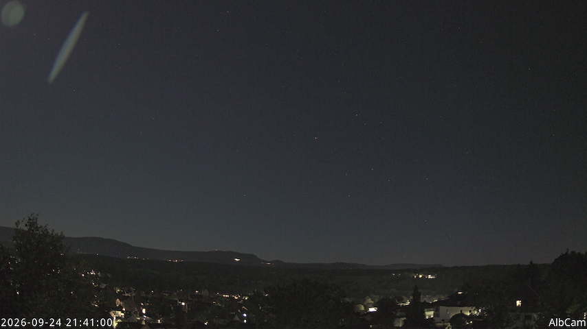 Live camera feed from 🇩🇪 AlbCam Goeppingen in View from Goeppingen to SW