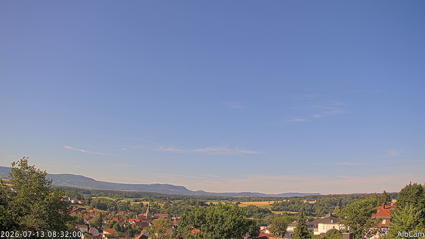 Live camera feed from AlbCam - Göppingen, Germany in View from Göppingen to SSW