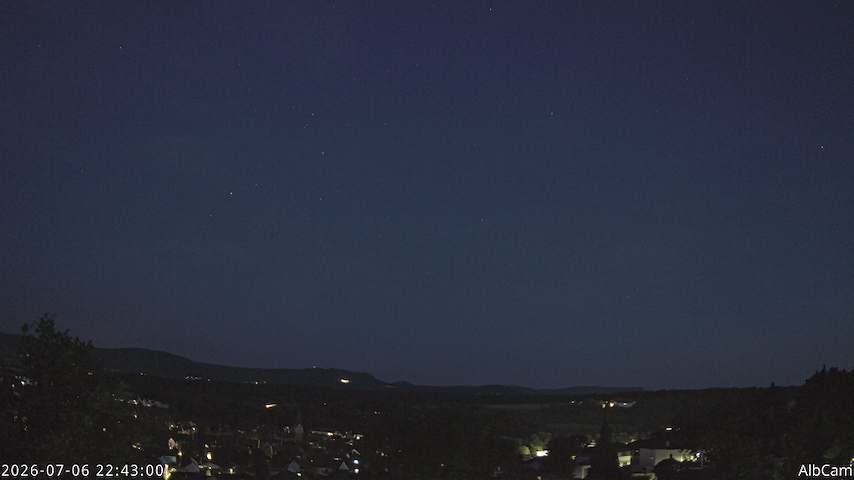 Live camera feed from AlbCam - Göppingen, Germany in View from Göppingen to SSW