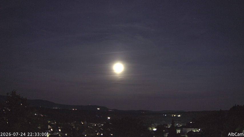 Live camera feed from AlbCam - Göppingen, Germany in View from Göppingen to SSW