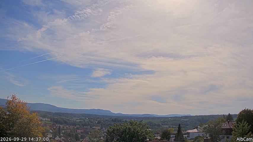 Live camera feed from 🇩🇪 AlbCam Goeppingen in View from Goeppingen to SW