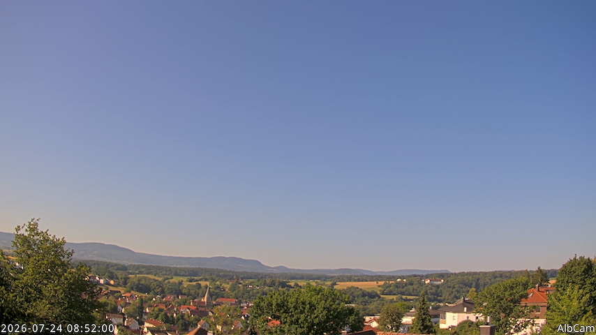 Live camera feed from AlbCam - Göppingen, Germany in View from Göppingen to SSW