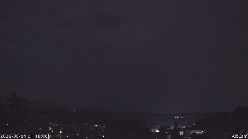 Live camera feed from AlbCam - Göppingen, Germany in View from Göppingen to SSW