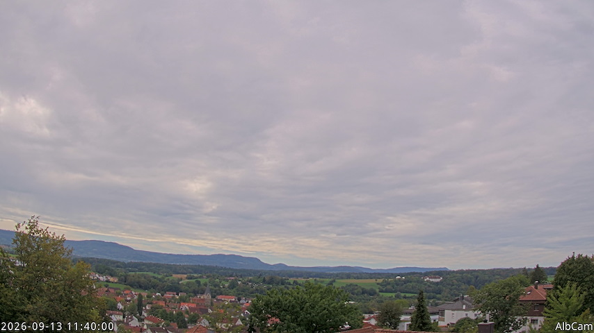 Live camera feed from 🇩🇪 AlbCam Goeppingen in View from Goeppingen to SW