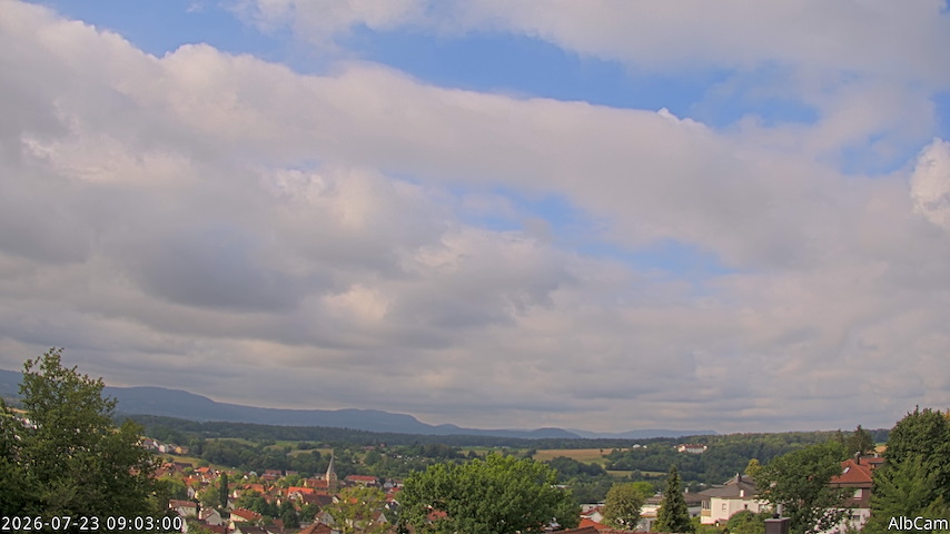Tiesioginis kameros kanalas iš AlbCam - Göppingen, Germany View from Göppingen to SSW