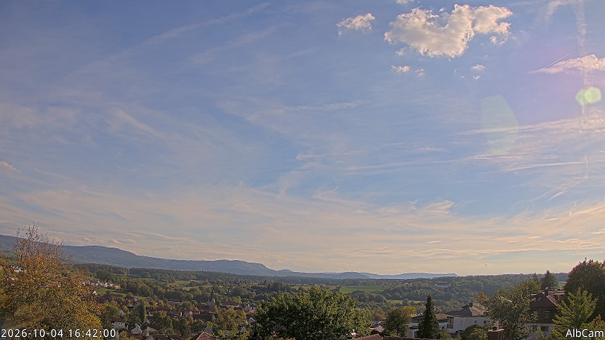 Live camera feed from 🇩🇪 AlbCam Goeppingen in View from Goeppingen to SW