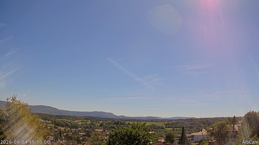 Live camera feed from 🇩🇪 AlbCam Goeppingen in View from Goeppingen to SW