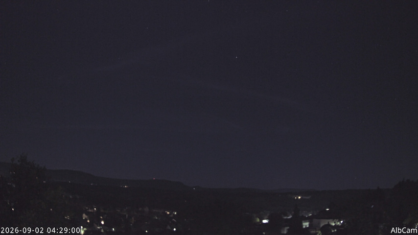 Live camera feed from 🇩🇪 AlbCam Goeppingen in View from Goeppingen to SW