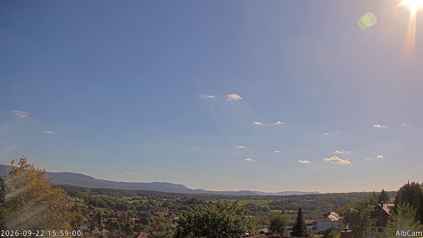 Live camera feed from 🇩🇪 AlbCam Goeppingen in View from Goeppingen to SW