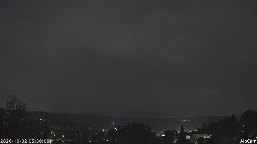 Live camera feed from 🇩🇪 AlbCam Goeppingen in View from Goeppingen to SW
