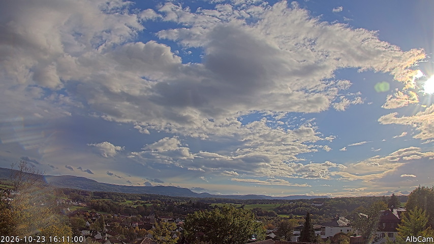 Živý kamerový kanál z 🇩🇪 AlbCam Goeppingen v View from Goeppingen to SW