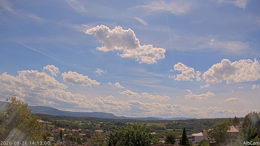 AlbCam - Göppingen, Germany의 라이브 카메라 채널 (View from Göppingen to SSW)