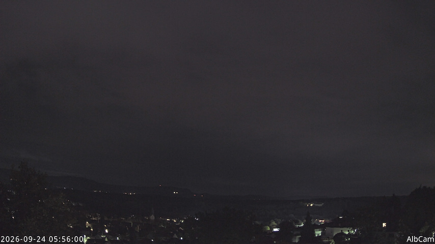 Live camera feed from 🇩🇪 AlbCam Goeppingen in View from Goeppingen to SW
