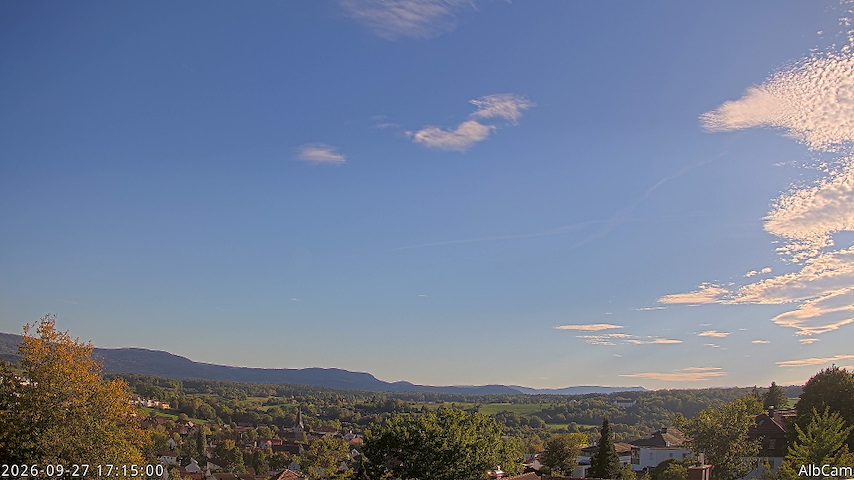 Live camera feed from 🇩🇪 AlbCam Goeppingen in View from Goeppingen to SW