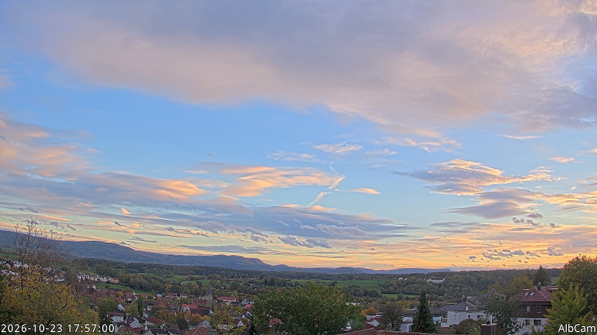Live camera feed from 🇩🇪 AlbCam Goeppingen in View from Goeppingen to SW