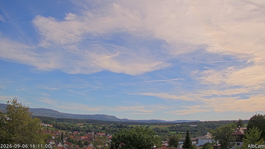 Živý kamerový kanál z 🇩🇪 AlbCam Goeppingen v View from Goeppingen to SW