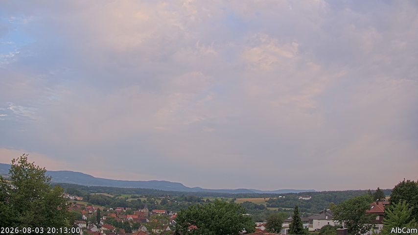 Live camera feed from AlbCam - Göppingen, Germany in View from Göppingen to SSW