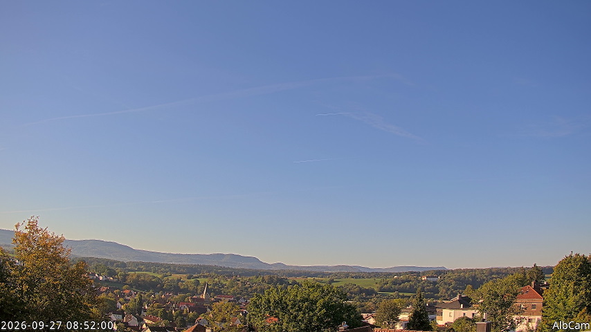 Live camera feed from 🇩🇪 AlbCam Goeppingen in View from Goeppingen to SW