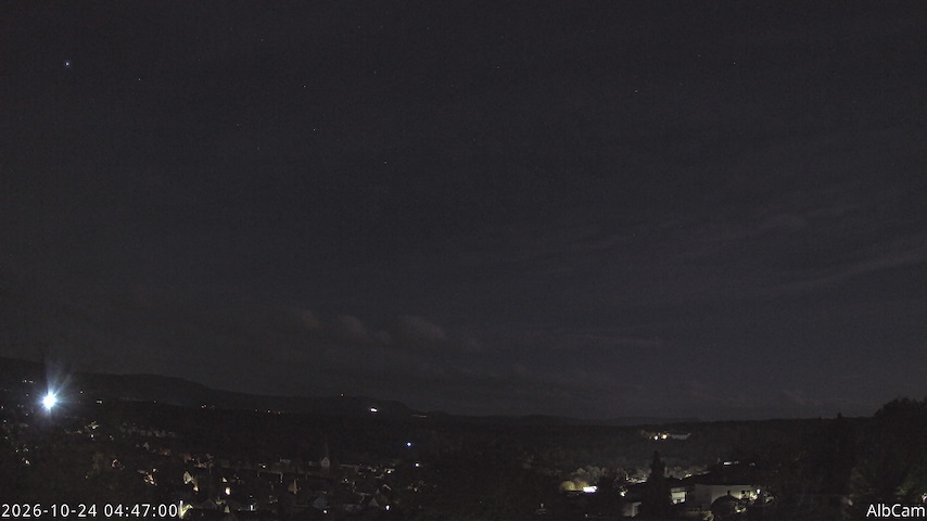 Live camera feed from 🇩🇪 AlbCam Goeppingen in View from Goeppingen to SW