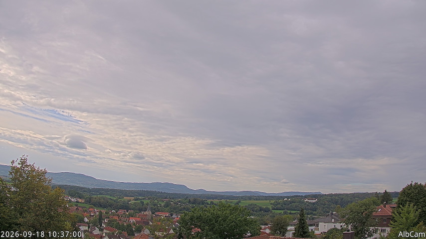 Live camera feed from 🇩🇪 AlbCam Goeppingen in View from Goeppingen to SW