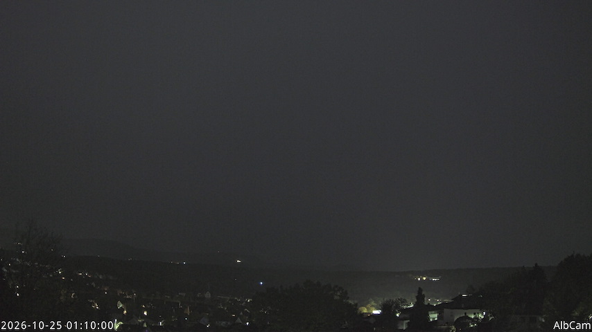 Live camera feed from 🇩🇪 AlbCam Goeppingen in View from Goeppingen to SW