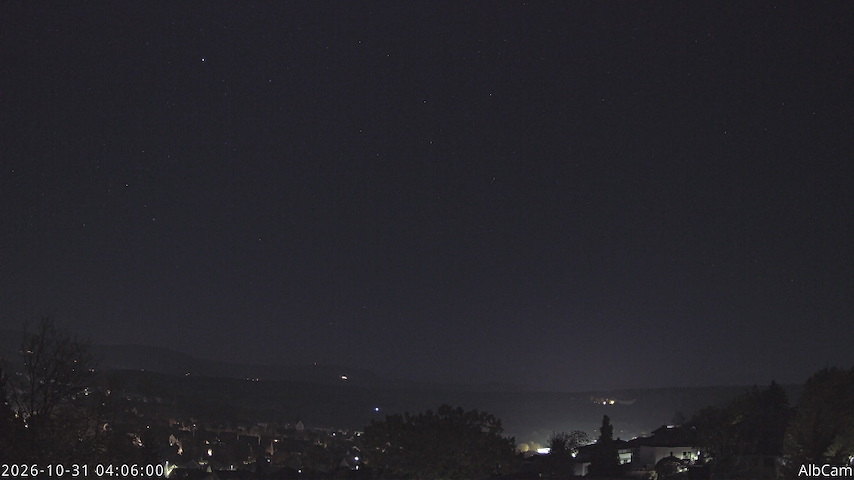 Live camera feed from 🇩🇪 AlbCam Goeppingen in View from Goeppingen to SW
