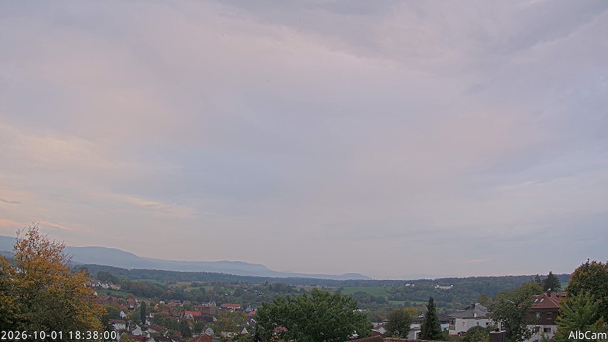 Live camera feed from 🇩🇪 AlbCam Goeppingen in View from Goeppingen to SW