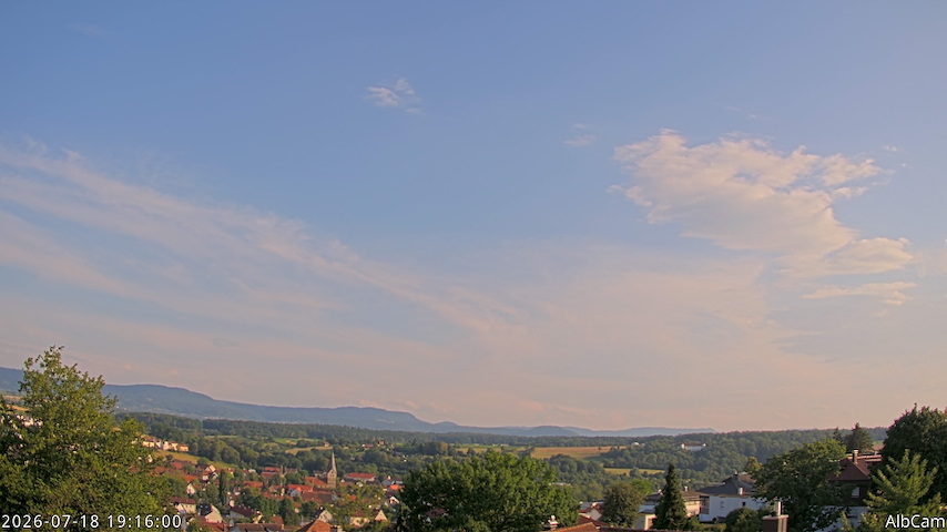 Live camera feed from AlbCam - Göppingen, Germany in View from Göppingen to SSW