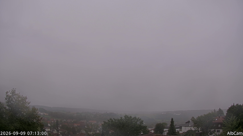 Live camera feed from 🇩🇪 AlbCam Goeppingen in View from Goeppingen to SW