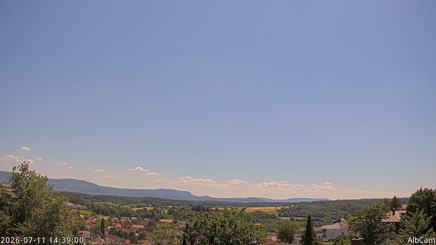 Live camera feed from AlbCam - Göppingen, Germany in View from Göppingen to SSW